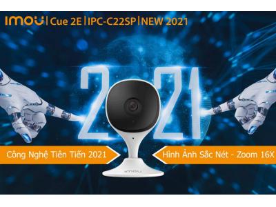 Camera Wifi IMOU Cue 2E IPC-C22SP 2MP/ Mẫu mới 2021/ Chip hình ảnh thế hệ mới 2021